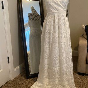 Lulus Lace White Dress